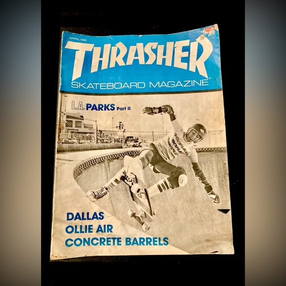 VINTAGE THRASHER MAGAZINE VOL# 1 ISSUE# 4  * VERY RARE SKATEBOARDING GEM * - Picture 2 of 4